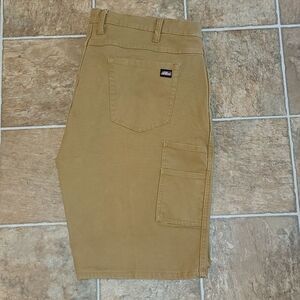 Dickies Men's Work Cargo Shorts 11” Inseam Loose Fit Denim Khaki Size 42